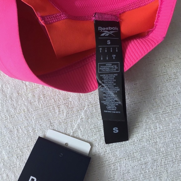 Reebok PureMove Size Small Sports Bra in Proud Pink Revolutionary Fabric - Picture 4 of 10